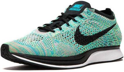 Nike Flyknit Racer sneakers Groen