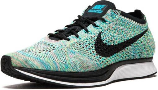 Nike Flyknit Racer sneakers Groen