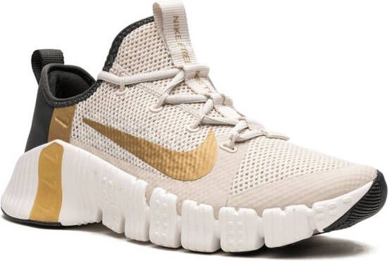 Nike Free Metcon 3 low-top sneakers Beige