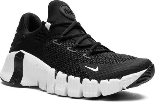 Nike "Free Metcon 4 Black White sneakers" Zwart