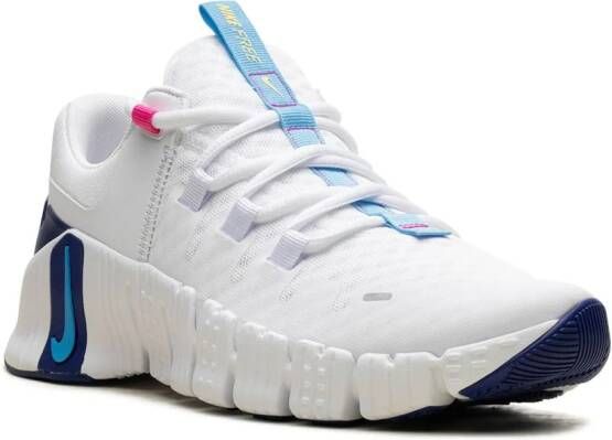 Nike Free Metcon 5 "White Waterman Blue" sneakers Wit