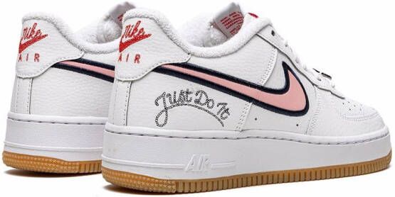 Nike Kids Air Force 1 low-top sneakers Wit