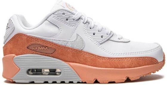 Nike Kids Air Max 90 low-top sneakers Wit