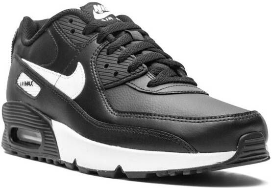 Nike Kids Air Max 90 LTR low-top sneakers Zwart