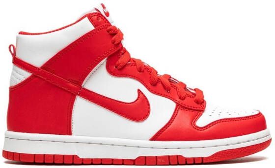 Nike Kids Dunk High sneakers Wit