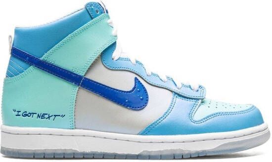 Nike Kids Dunk high-top sneakers Blauw