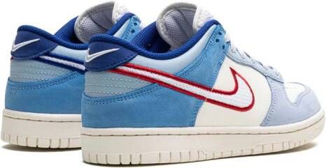 Nike Kids Dunk Low "Armory Blue Red Mesh" sneakers Blauw