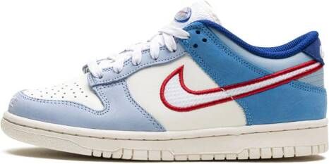 Nike Kids Dunk Low "Armory Blue Red Mesh" sneakers Blauw