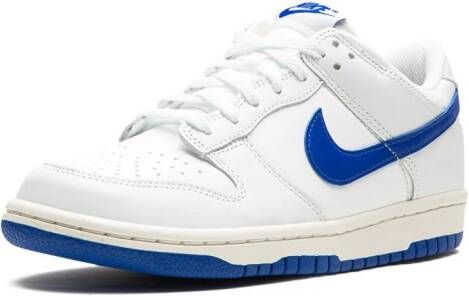 Nike Kids "Dunk Low Summit White Hyper Royal sneakers" Wit