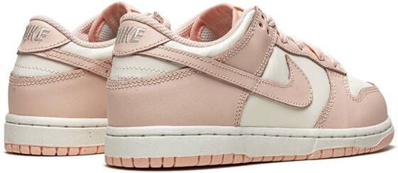 Nike Kids Dunk low-top sneakers Roze