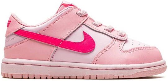 Nike Kids Dunk low-top sneakers Roze