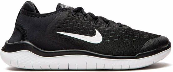 Nike Kids Free RN 2018 low-top sneakers Zwart