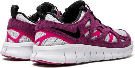 Nike Kids Free Run 2 low-top sneakers Grijs