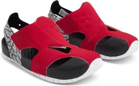 Nike Kids Jordan Flare uitgesneden sandalen Rood