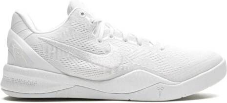 Nike Kids "Kobe 8 Protro Triple White sneakers" Wit