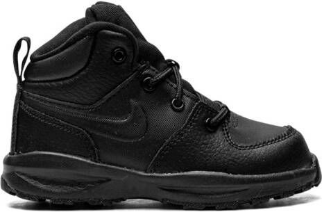 Nike Kids "Manoa leren Triple Black laarzen " Zwart