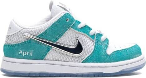 Nike Kids x April Skateboards SB Dunk Low sneakers Groen