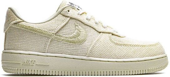 Nike Kids x Stussy Air Force 1 low-top sneakers Wit