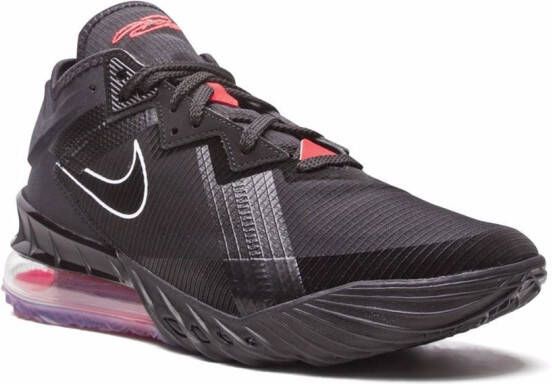 Nike LeBron 18 low-top sneakers Zwart