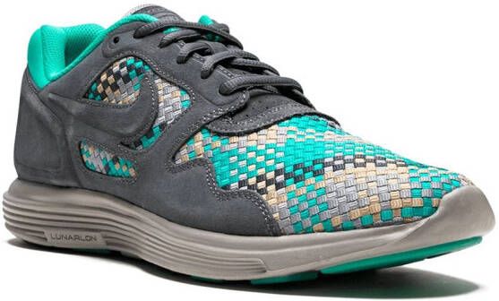 Nike Lunar Flow geweven sneakers Zwart