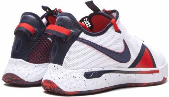 Nike "PG 4 USA sneakers" Wit