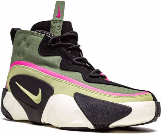 Nike React Frenzy high-top sneakers Groen