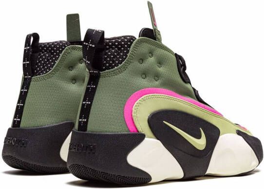 Nike React Frenzy high-top sneakers Groen