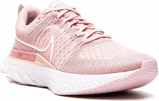 Nike React Infinity Run Flyknit 2 sneakers Roze