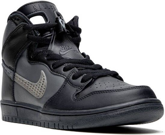 Nike SB Dunk high-top sneakers Zwart