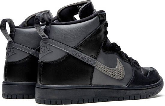 Nike SB Dunk high-top sneakers Zwart