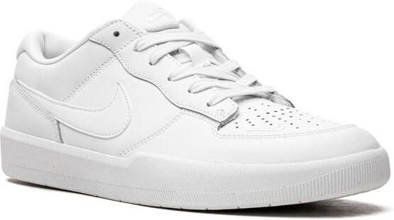 Nike "SB Force 58 Triple White sneakers" Wit