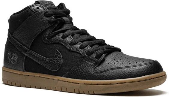 Nike SB Zoom Dunk Pro high-top sneakers Zwart