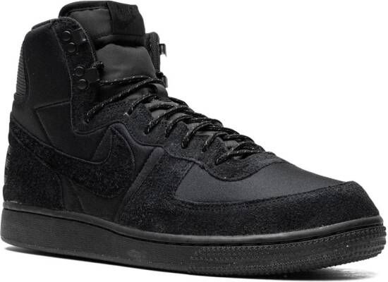 Nike Terminator high-top "Hiking Boot Triple Black" sneakers Zwart