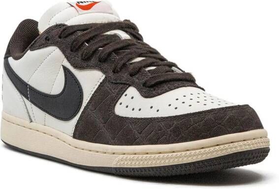 Nike "Terminator Low Velvet Brown sneakers" Wit