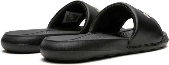 Nike Victori One slippers Zwart