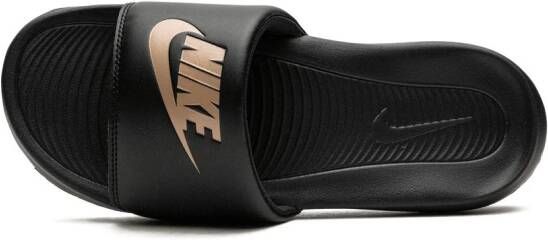 Nike Victori One slippers Zwart