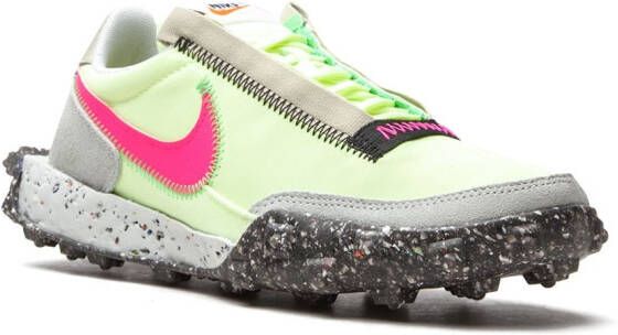 Nike Waffle Racer Crater low-top sneakers Groen