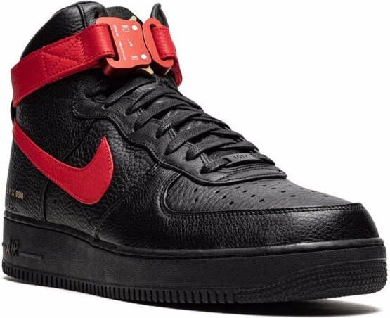 Nike x Alyx Air Force 1 high-top sneakers Zwart