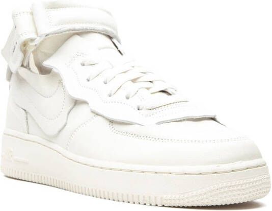 Nike x Comme des Garçons Air Force 1 mid-top sneakers Wit