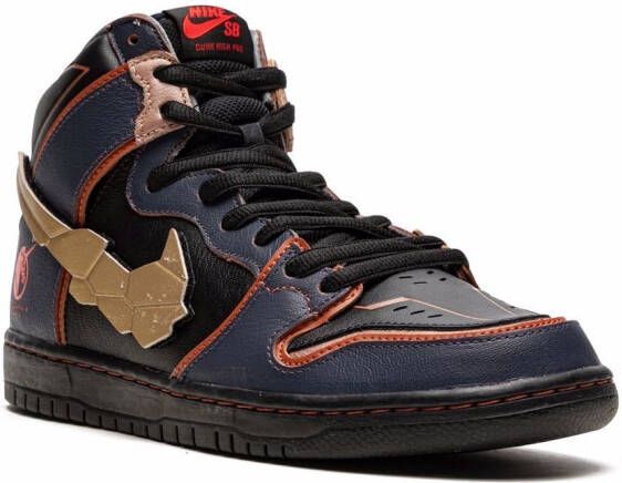 Nike x Gundam SB Dunk High “Banshee” sneakers Blauw