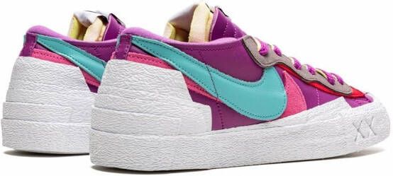 Nike x KAWS x Sacai Blazer low-top sneakers Paars