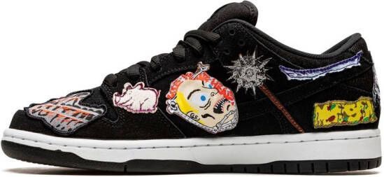 Nike x Neckface Dunk SB low-top sneakers Zwart