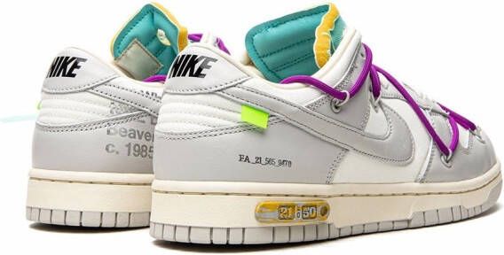 Nike X Off-White x Off-White Dunk Low sneakers Wit