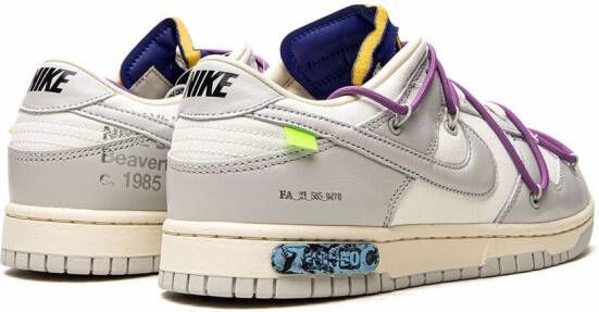 Nike X Off-White x Off-White Dunk Low sneakers Wit