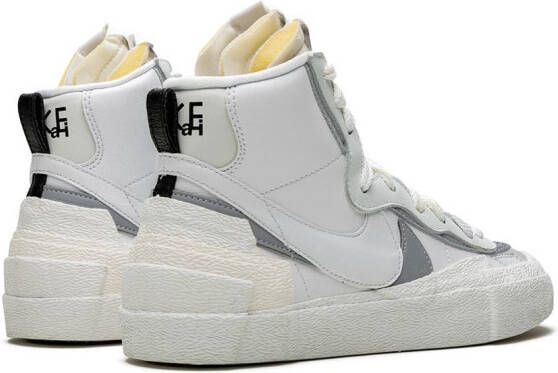 Nike x Sacai Blazer high-top sneakers Wit