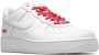 Nike x Supreme Air Force 1 "Mini Box Logo White" sneakers met logo Wit - Thumbnail 2