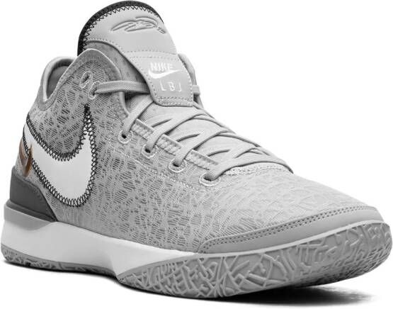 Nike Zoom LeBron Next Gen "Wolf Grey Metallic Gold" Grijs