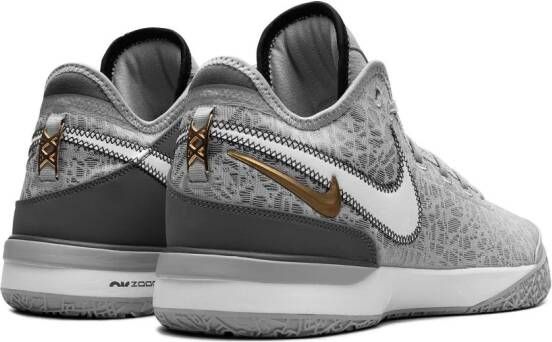 Nike Zoom LeBron Next Gen "Wolf Grey Metallic Gold" Grijs