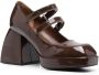 Nodaleto Bulla Babies pumps met plateauzool Bruin - Thumbnail 2