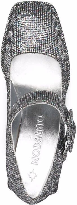 Nodaleto Bulla Babies pumps met bandje Zilver